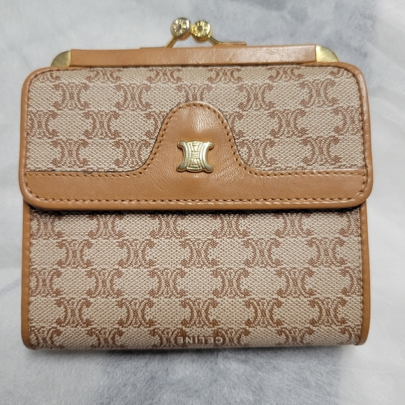 Celine Vintage Macadam Trifold Wallet - Picture 12 of 13